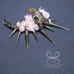 Photo of Диадема череп, шипы и цветы