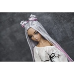 Photo of Парик "серо-розовый" 6-7 Minifee (голова 17см)