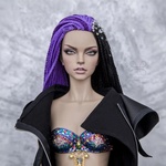 Photo of Парик "черно-фиолетовый" SD 7-8-9