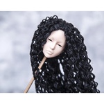 Photo of Парик Черный Гофре 4-5