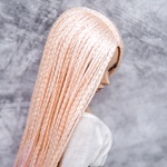 Photo of Парик "Персик-розовый-желтый" омбре 6-7 Minifee (17см)