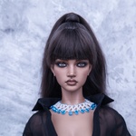 Photo of Украшение из Бисера - Голубое с белым