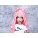 Photo of Парик "Персик" с блестящими нитями 6-7 Minifee (голова 17см)