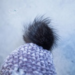 Photo of Шапочка с черным помпоном