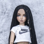 Photo of Парик "Черный" 6-7 Minifee (17см)