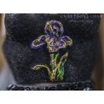 Photo of Корсаж черный с ирисом для Fashion Royalty