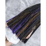 Photo of Парик "черны+фиолетовый+золотой" 6-7 Minifee (голова 17см)