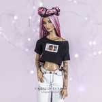 Photo of Парик на ОГ 8.9 (ФР, Межевика, и пр.) - розовый + черный