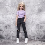 Photo of Джинсы т. серые прямые (1)