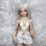 Photo of Корсаж Волна - белый голографик - A (Small) bust