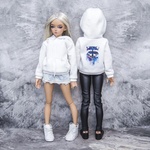 Photo of Худи с капюшоном Айвори - с рисунком