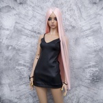 Photo of Парик Персиковый со стразами SD (размеры 7-8-9)