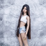 Photo of Парик "черно-коричневое омбре" SD (размеры 7-8-9)