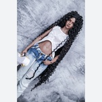 Photo of Парик "черный" гофре 5-6 Iple Fid 14.5см