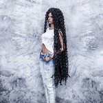 Photo of Парик "черный" гофре 5-6 Iple Fid 14.5см