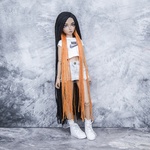 Photo of Парик "Черный+оранжевый" 6-7 Minifee (17см)