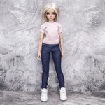 Photo of Джеггинсы т. синие с кармашками