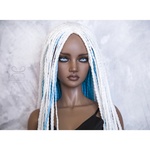 Photo of Парик "Белый+голубой" SD 7-8-9