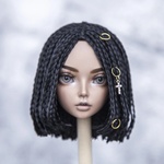 Photo of Парик "Черный" 6-7 Minifee 17см