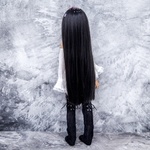 Photo of Парик Черный с бабочками и стразами 6-7 Minifee (17см)