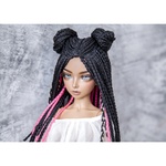 Photo of Парик "Черно-розовый" 6-7 Minifee (17см)