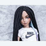 Photo of Парик "Черный Космо" 6-7 Minifee (17см)