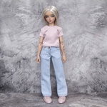 Photo of Джинсы голубые, однотонные (№5)