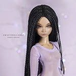 Photo of Парик 6-7 Minifee (17см) Экстра длинный черный