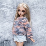 Photo of Свитер оранжево-серый