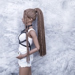 Photo of Парик "коричневый" хвост 5-6 Iple Fid 14.5см