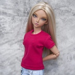 Photo of Футболка малиновая