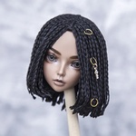 Photo of Парик "Черный" 6-7 Minifee 17см