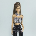 Photo of Комплект Серебряный с цветами для Poppy Parker