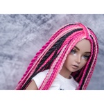 Photo of Парик "Розово-черный" 6-7 Minifee (17см)