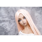 Photo of Парик "Персик-розовый-желтый" омбре 6-7 Minifee (17см)