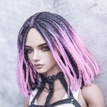 Photo of Парик "Черно-розовый" 5-6 Iple Fid 14.5см