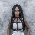 Photo of Парик "Черный" 5-6 Iple Fid 14.5см