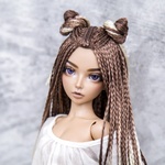 Photo of Парик "Коричневый-блонд" омбре 6-7 Minifee (17см)