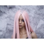 Photo of Парик Персиковый со стразами SD (размеры 7-8-9)