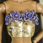 Photo of Корсаж Золотой с цветами для FR Nu Face