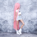 Photo of Парик "Персик" с блестящими нитями 6-7 Minifee (голова 17см)