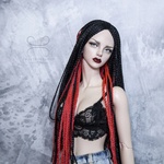 Photo of Парик "черный+красный" SD 7-8-9