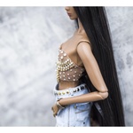 Photo of Корсаж шампань с золотом для Nu Face