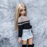 Photo of Свитер Бежевый с черным