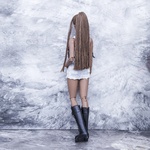 Photo of Парик "коричневый" хвост 5-6 Iple Fid 14.5см