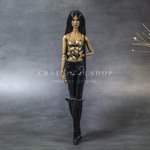 Photo of Корсаж черный с золотом для Fashion Royalty NuFace