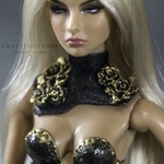 Photo of Ожерелье черное с золотом для Fashion Royalty