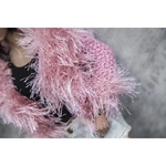 Photo of Кофта розовая, пушистая, с блеском, без застежки