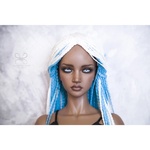 Photo of Парик "Белый+голубой" SD 7-8-9