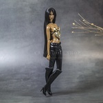 Photo of Корсаж черный с золотом для Fashion Royalty NuFace